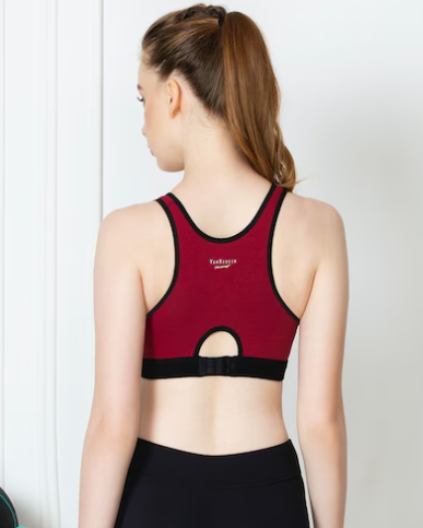 Van Heusen Proactive Women Blocked Anti Bacterial Wireless Racerback Sports Bra