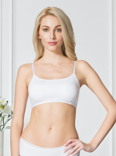 Van Heusen Women White Solid Non Padded Wireless Bralette