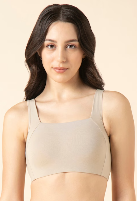 Van Heusen Women Cotton Solid Non Padded Full Coverage Seamless Slip On Bra