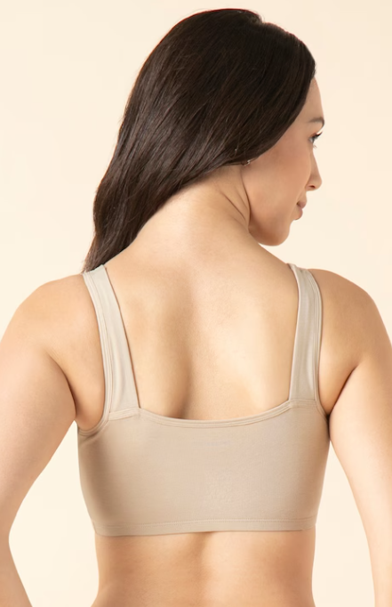 Van Heusen Women Cotton Solid Non Padded Full Coverage Seamless Slip On Bra