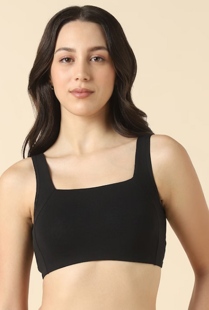 Van Heusen Women Cotton Solid Non Padded Full Coverage Seamless Slip On Bra