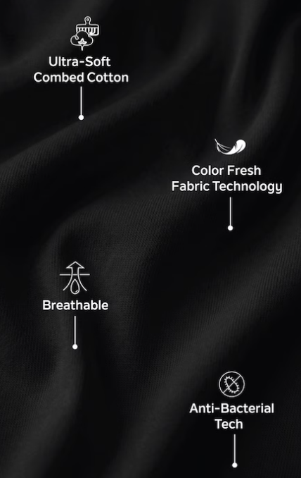Van Heusen Women Black Solid Anti Bacterial Colour Fresh Tank Top