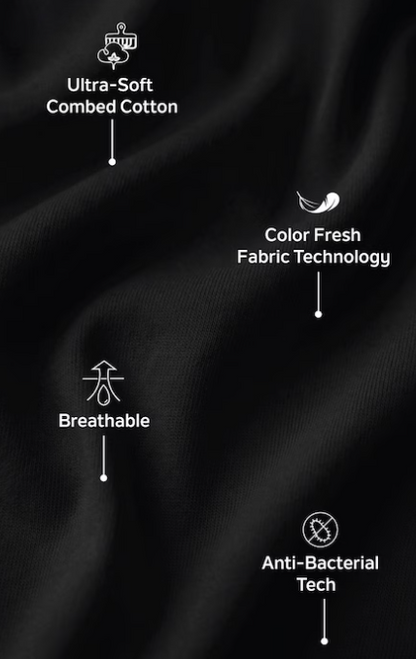 Van Heusen Women Black Solid Anti Bacterial Colour Fresh Tank Top