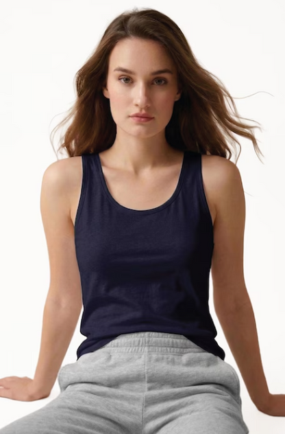 Van Heusen Women Black Solid Anti Bacterial Colour Fresh Tank Top
