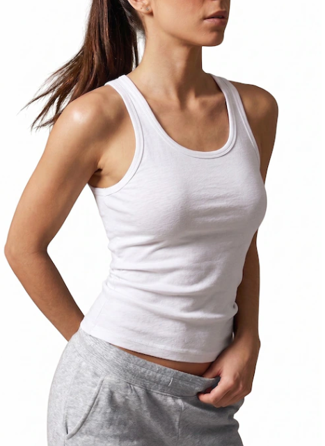 Van Heusen Women Solid Anti Bacterial Colour Fresh Racerback Tank Top