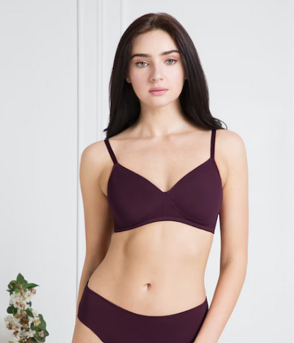 Van Heusen Women Solid Wireless Padded T-Shirt Bra