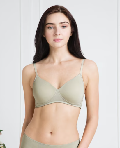 Van Heusen Women Solid Wireless Padded T-Shirt Bra