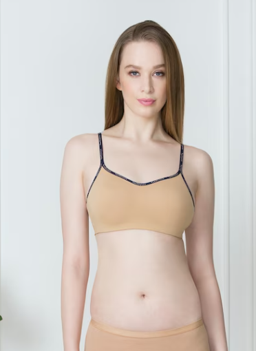 Van Heusen Women Solid Seamless Cups Non Padded Cami Bra