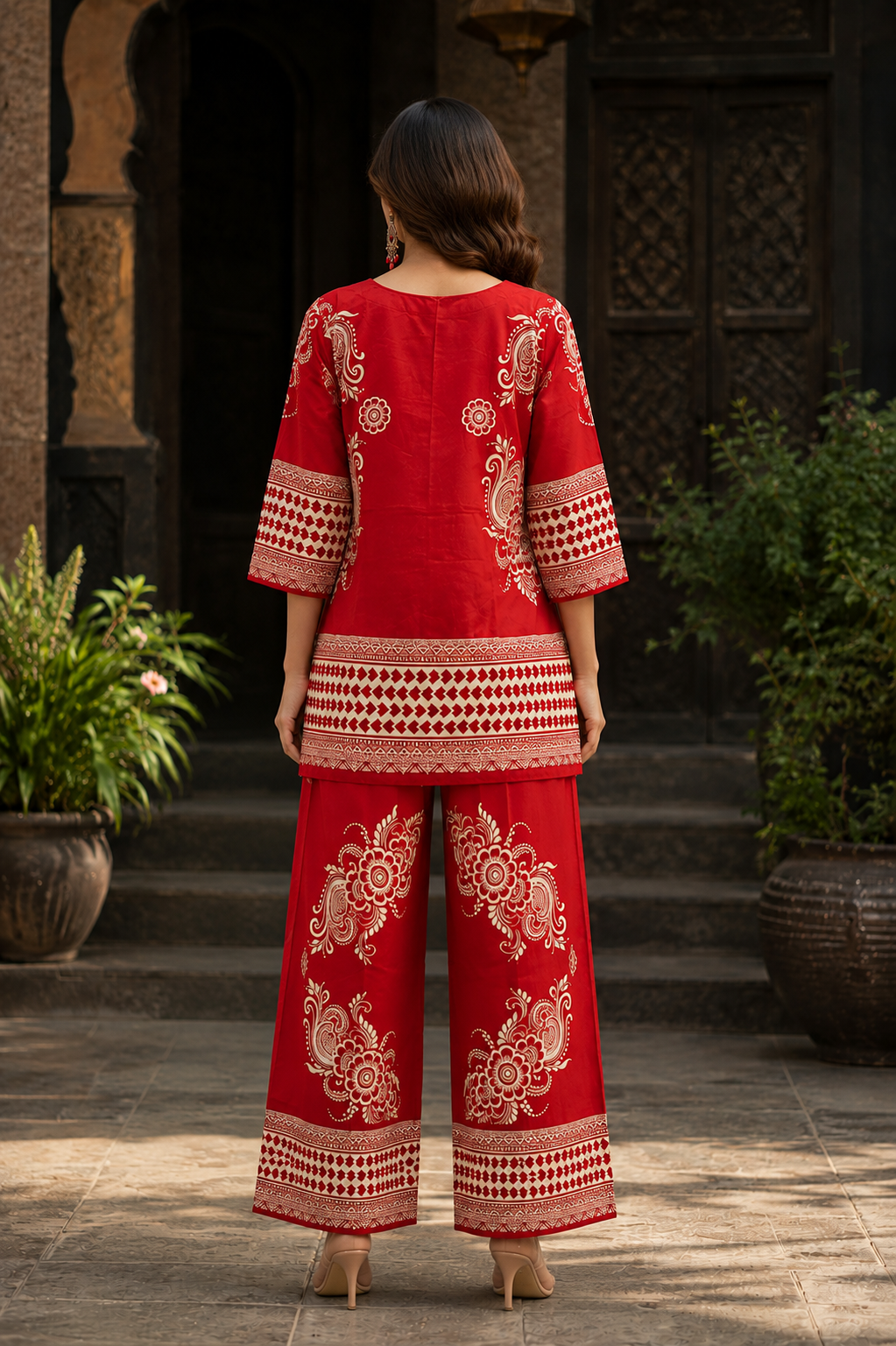 Women's Elegant Printed Co-Ord Set
