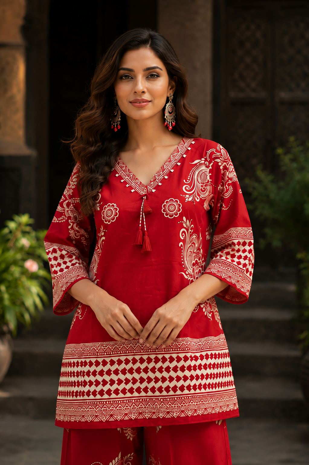 Women's Elegant Printed Co-Ord Set